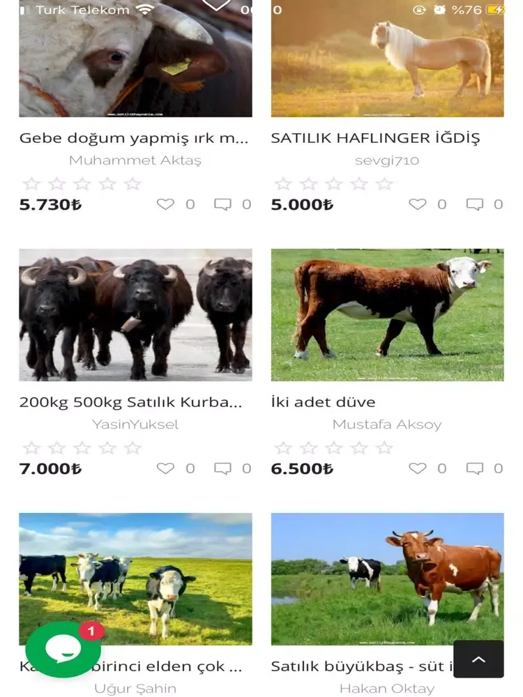 Satılık Hayvanım iPad  स्क्रीनशॉट