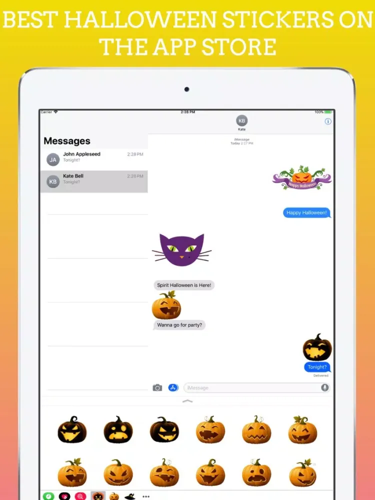 HalloMoji Emojis Keyboard iPad  Screenshots