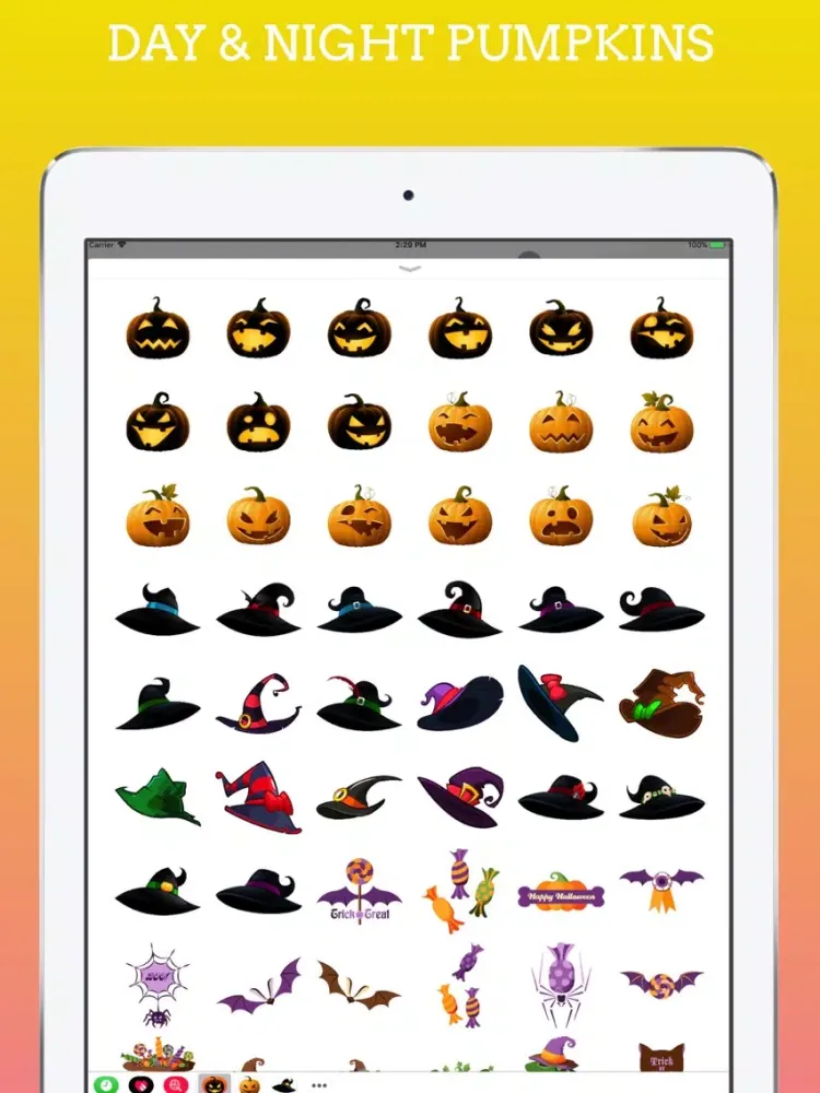 HalloMoji Emojis Keyboard iPad  Screenshots