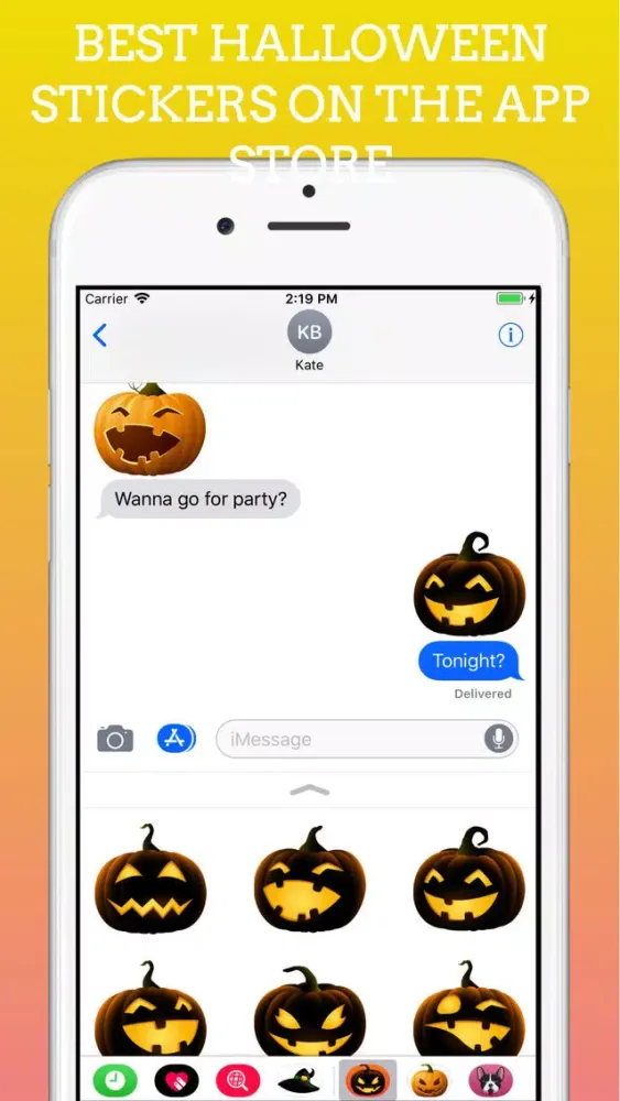 HalloMoji Emojis Keyboard Screenshots