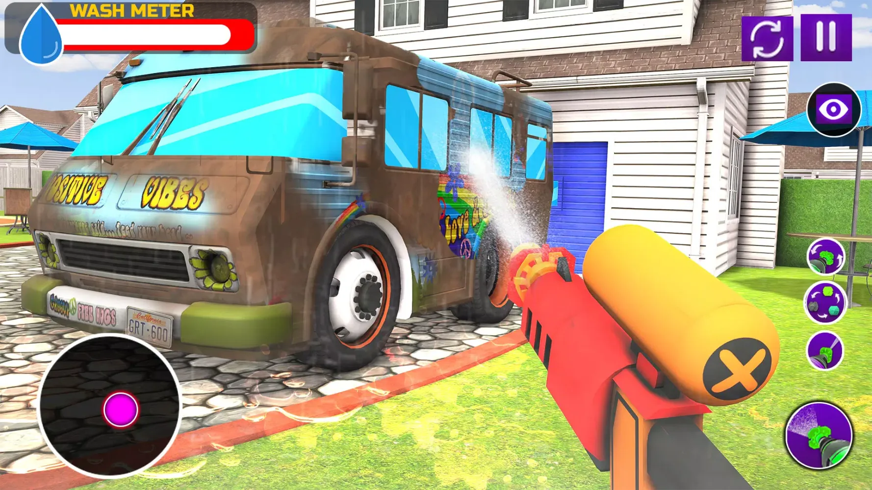 ภาพหน้าจอของ Power Wash Clean Simulator 3D