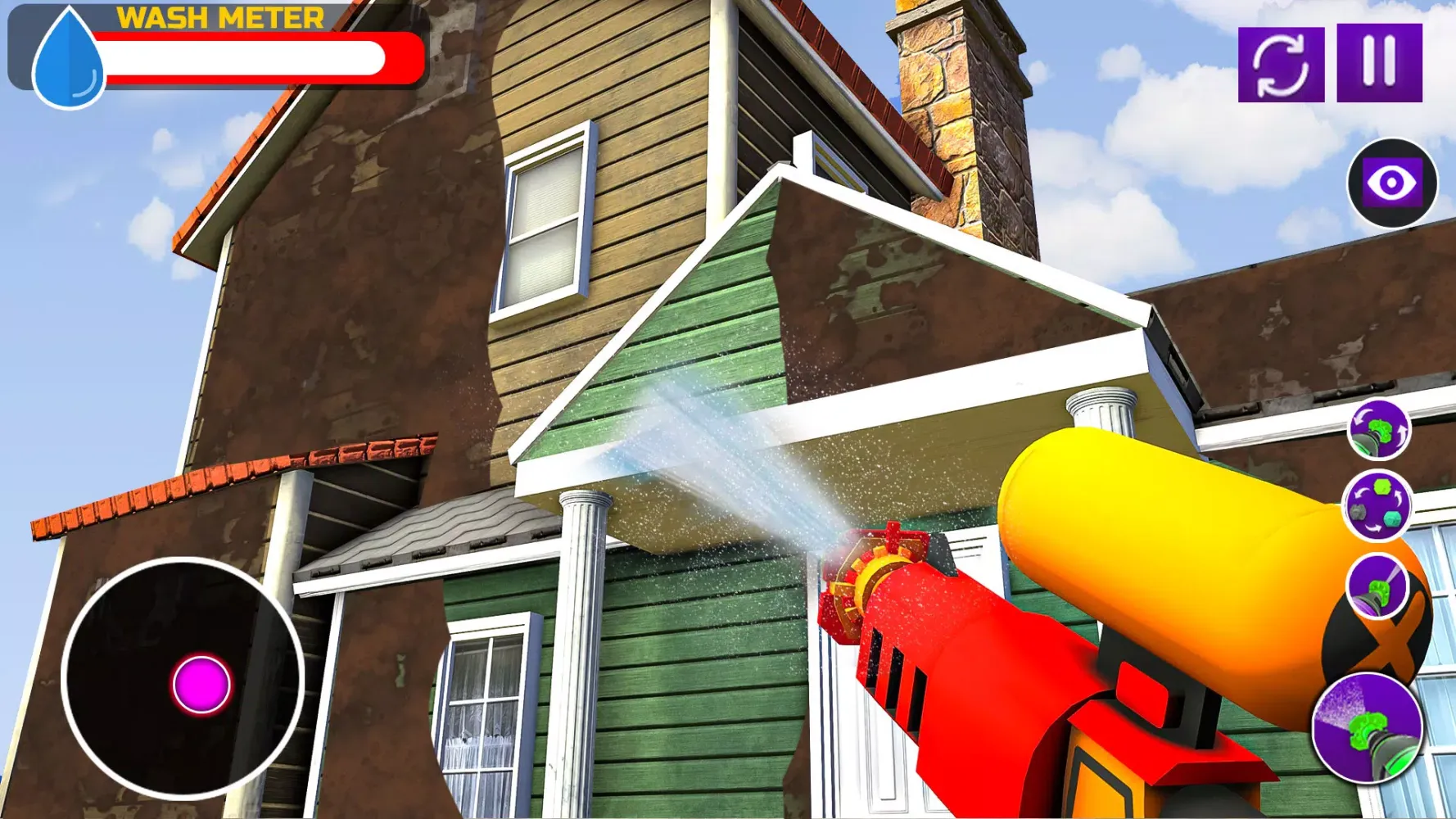 ภาพหน้าจอของ Power Wash Clean Simulator 3D