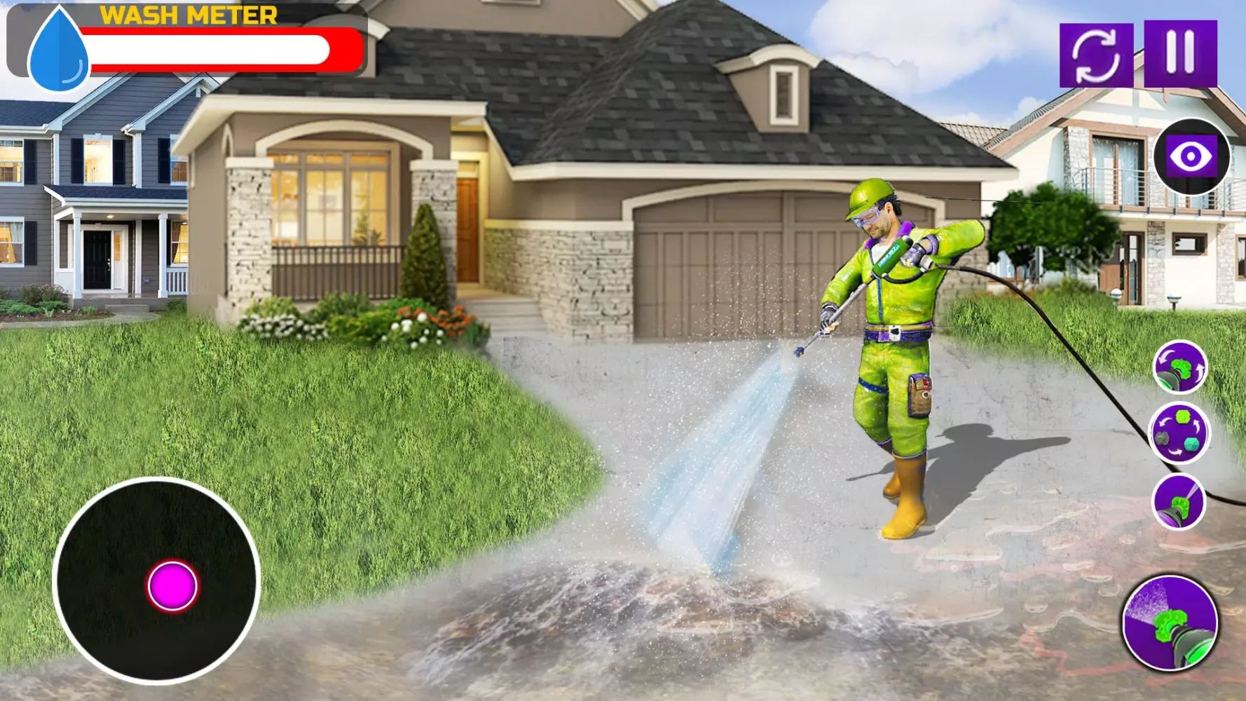 ภาพหน้าจอของ Power Wash Clean Simulator 3D