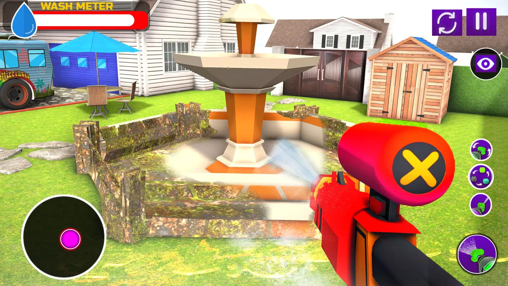 ภาพหน้าจอของ Power Wash Clean Simulator 3D