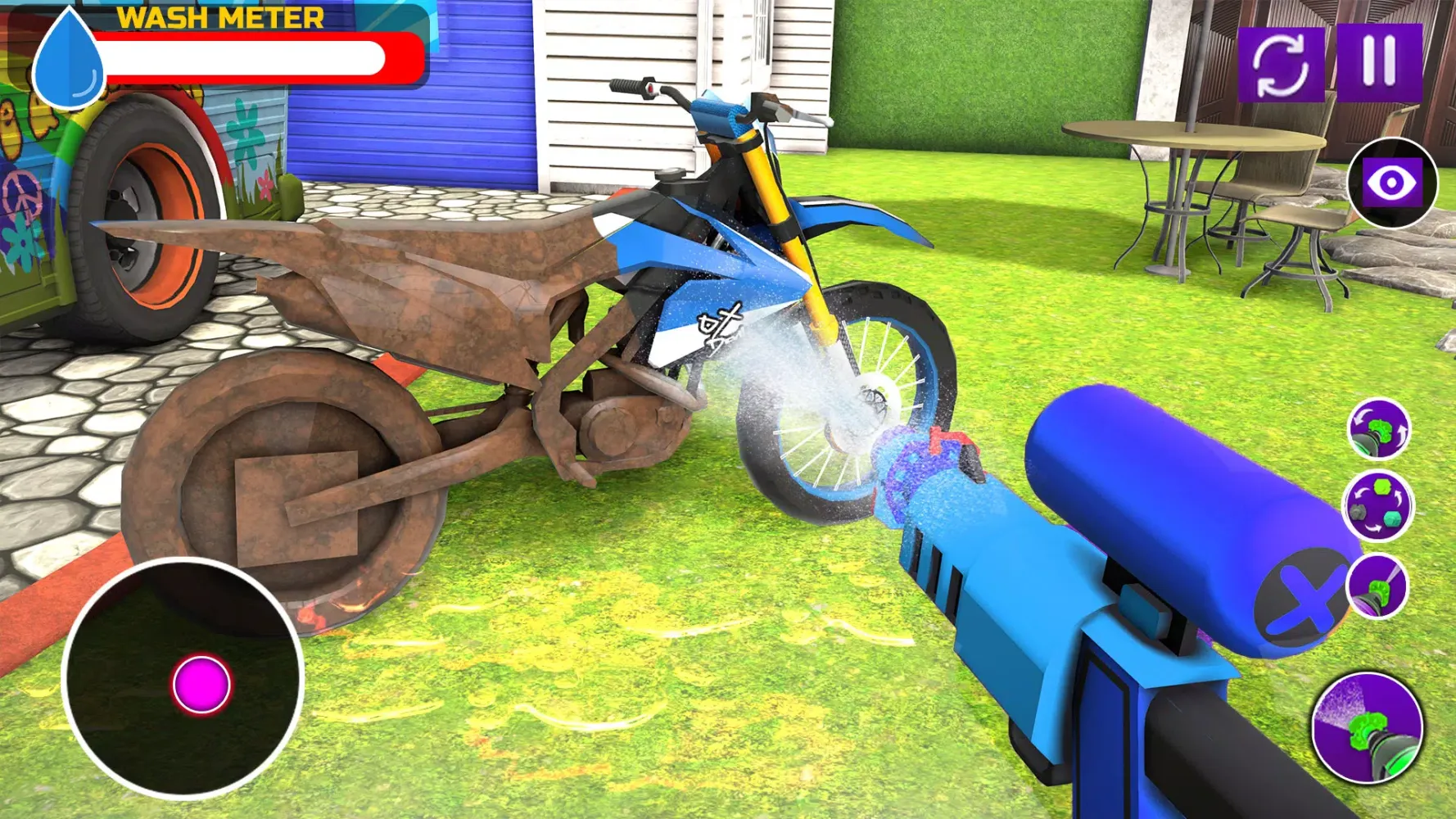 ภาพหน้าจอของ Power Wash Clean Simulator 3D