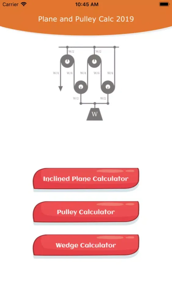 Скриншоты Plane and Pulley Calc 2019