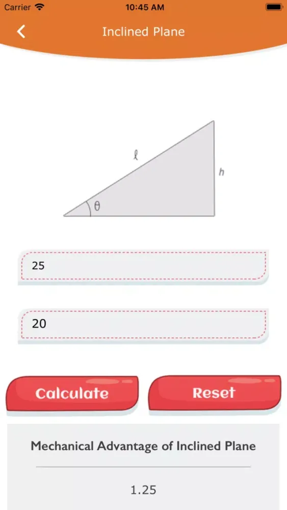 Скриншоты Plane and Pulley Calc 2019