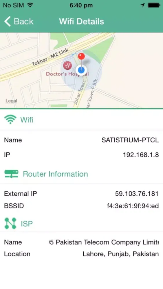 Captures d'écran de Wi Spy