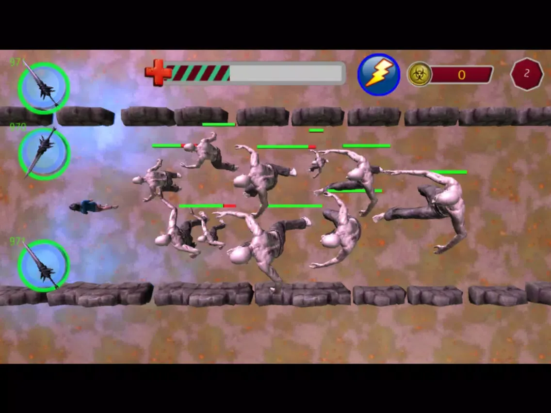 Capturas de pantalla de Zombies Chase iPad 