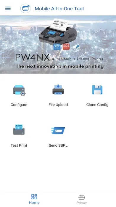 SATO Mobile All-In-One Tool Screenshots