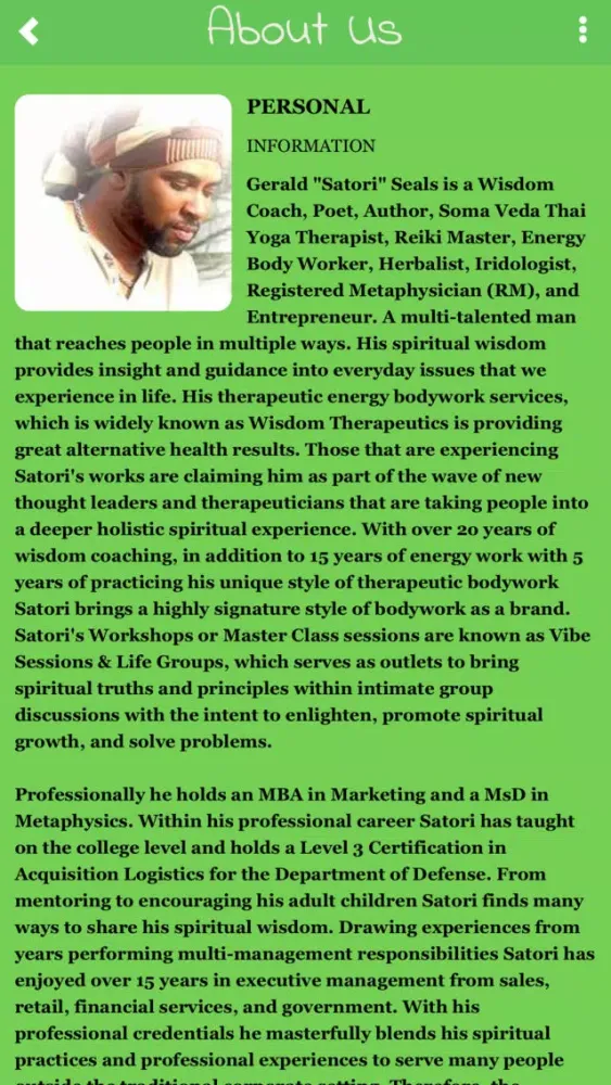 Satori Seals Wisdom App Screenshots