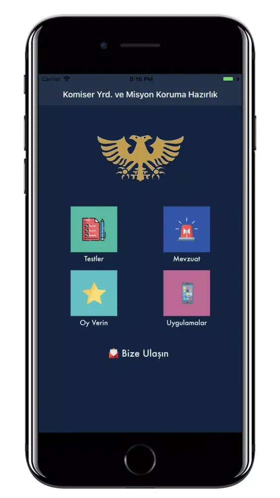 Tangkapan skrin Komiser Yrd ve Misyon Hazırlık