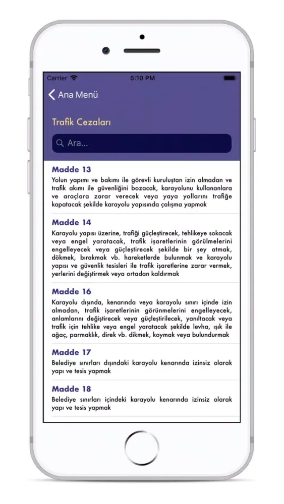 Trafik Ceza Rehberi 2022 Pro سکرین شاٹس