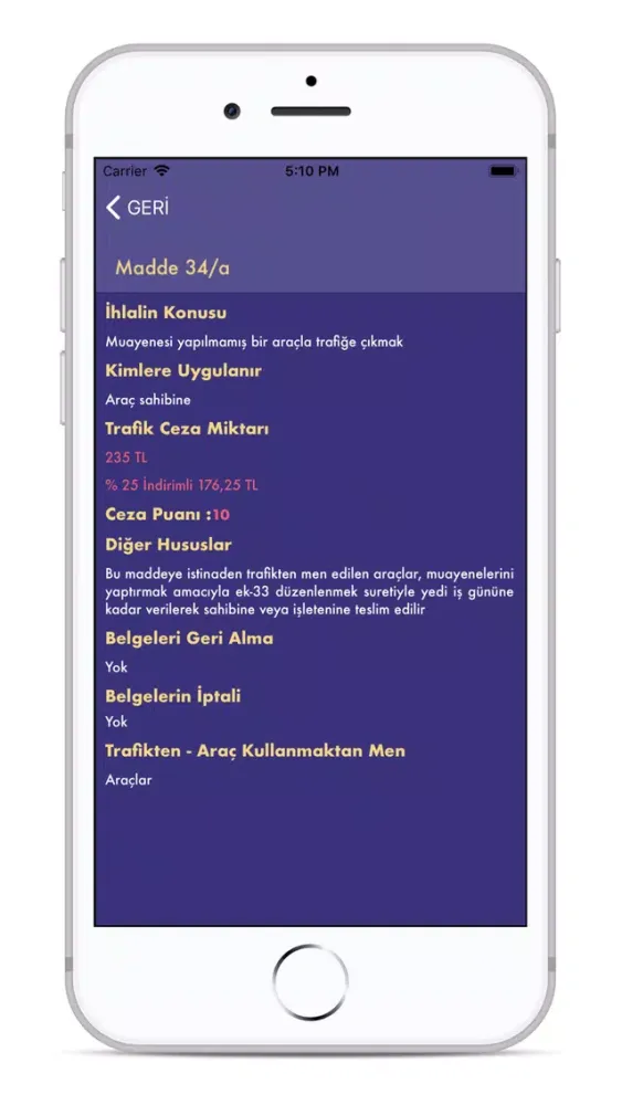 Trafik Ceza Rehberi 2022 Pro سکرین شاٹس