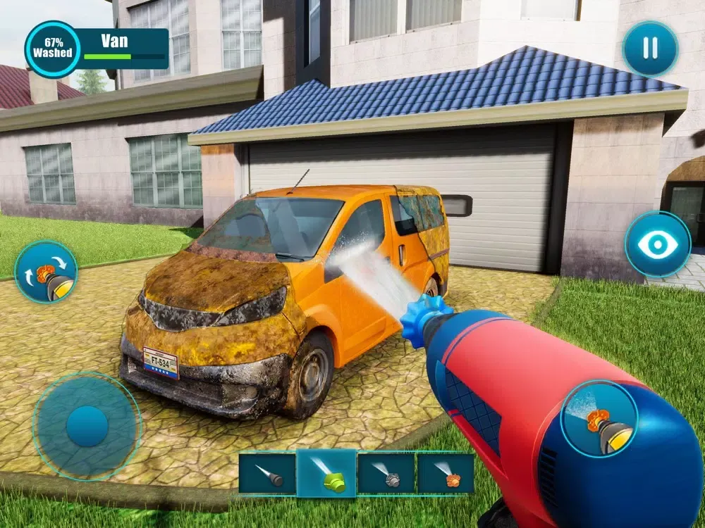 Capturas de tela do Power Washing Clean Simulator iPad 