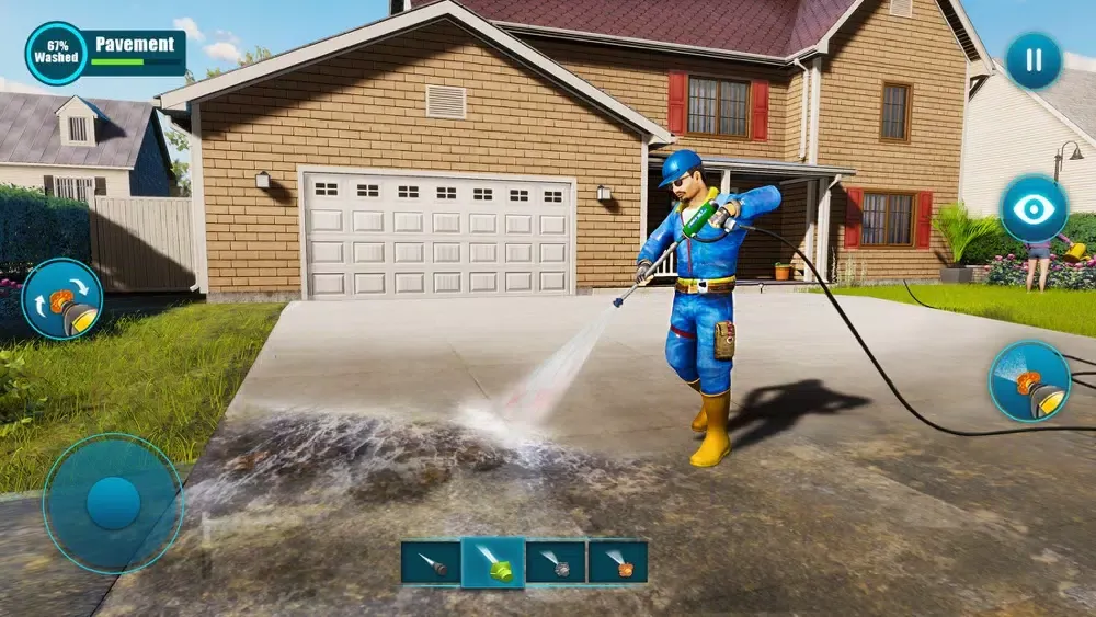 Capturas de tela do Power Washing Clean Simulator