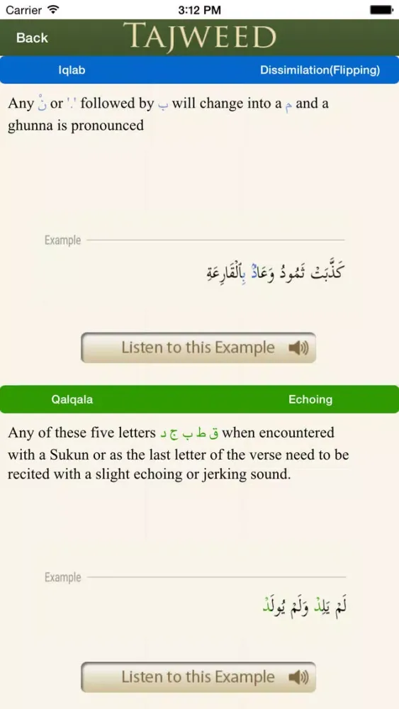 Capturas de pantalla de Surah Rahman - English Urdu Translation - Audio Recitation.