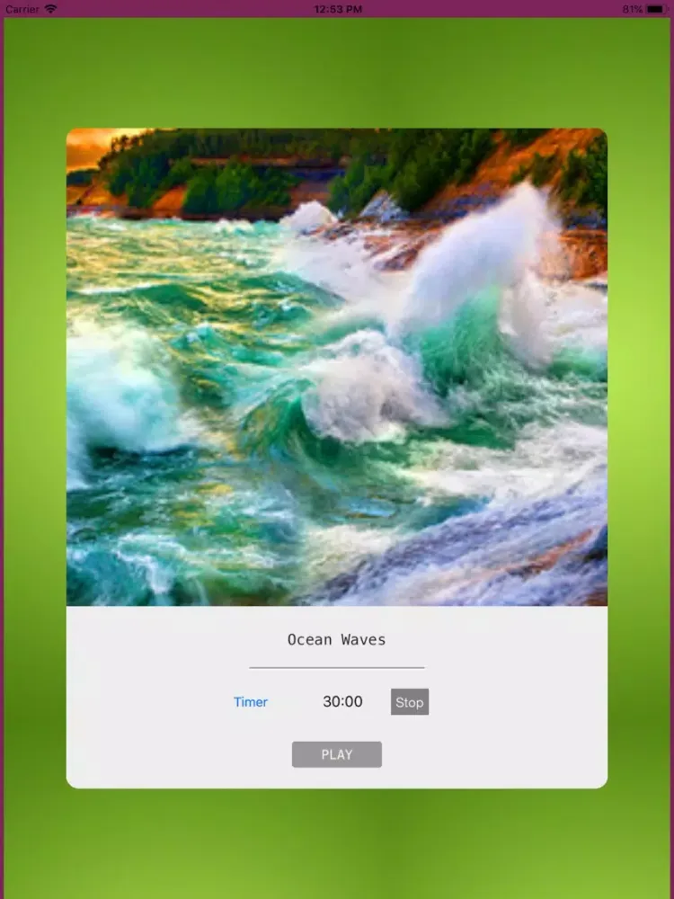 Meditation - Relax Sounds iPad  스크린샷