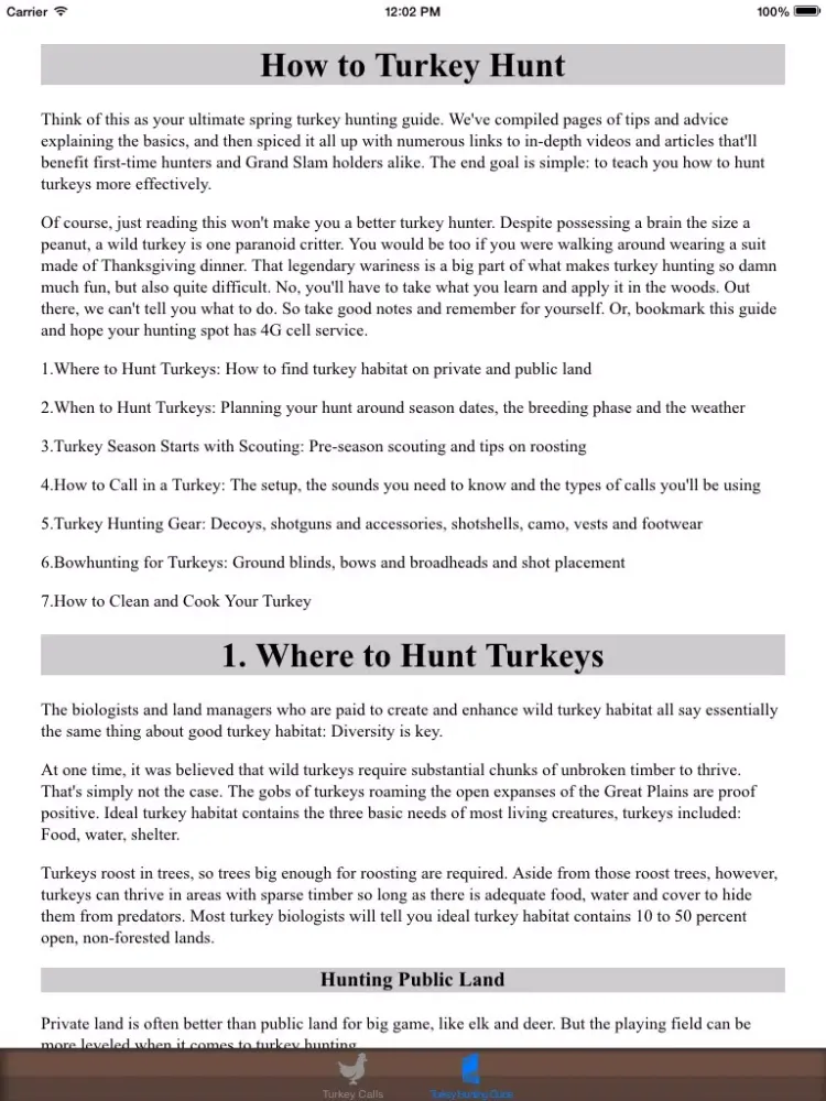 Screenshot di Turkey Hunting Calls Pro iPad 