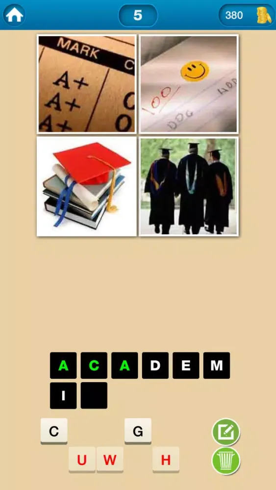 super word : guess whats in 4 pics سکرین شاٹس