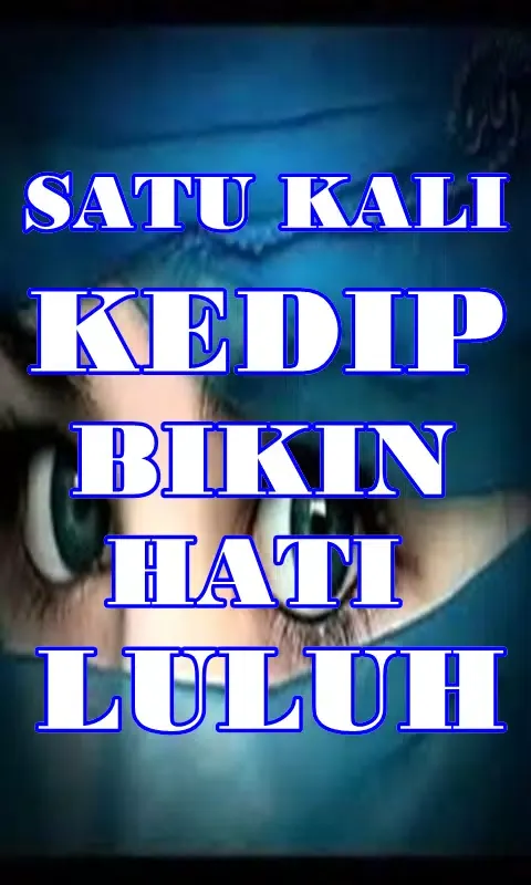 تصاویر SATU KALI KEDIP BIKIN HATI LULUH