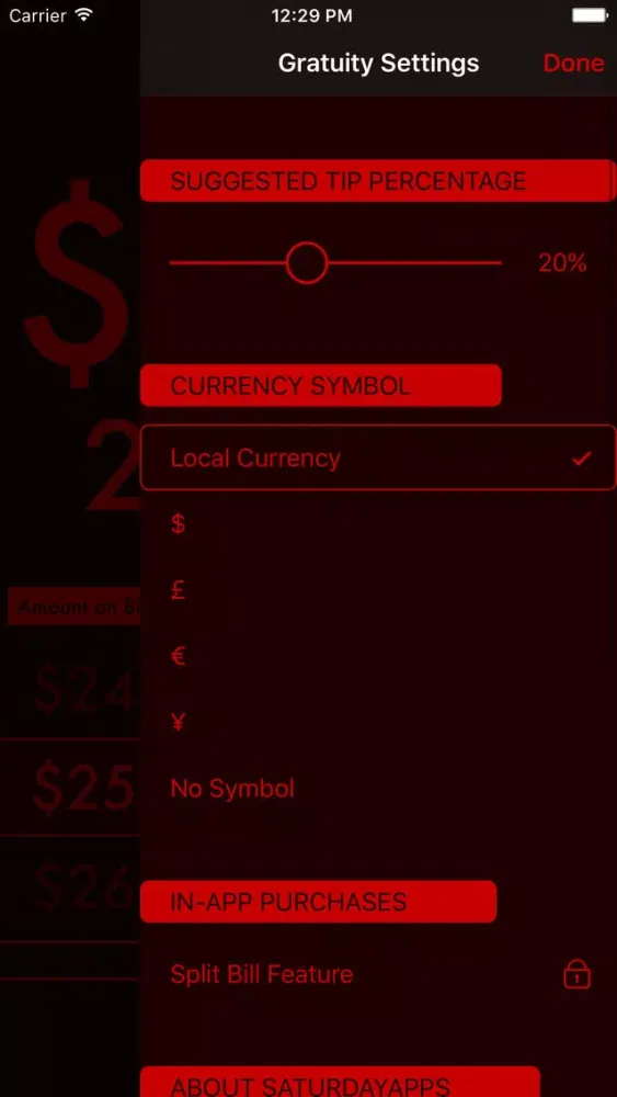 Gratuity - Quick Tips স্ক্রিনশট