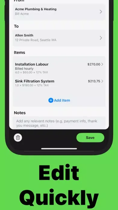 Invoice Forms — Receipt Maker Ekran Görüntüleri