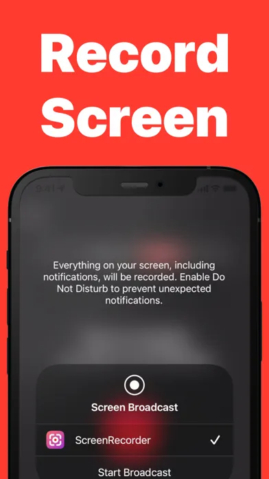 Tangkapan skrin Screen Recorder Face Cam React