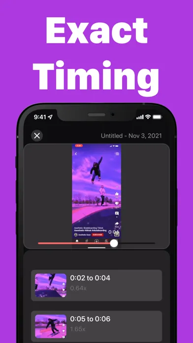 Capturas de tela do Slow Motion Video Speed Editor