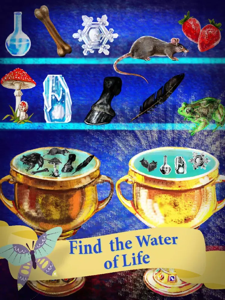 Golden Hair Fairy Tale - The Library of Classic Bedtime Stories for Kids Full iPad  Screenshots