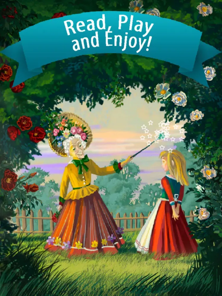 صور The Snow Queen by Hans Christian Andersen. iPad 