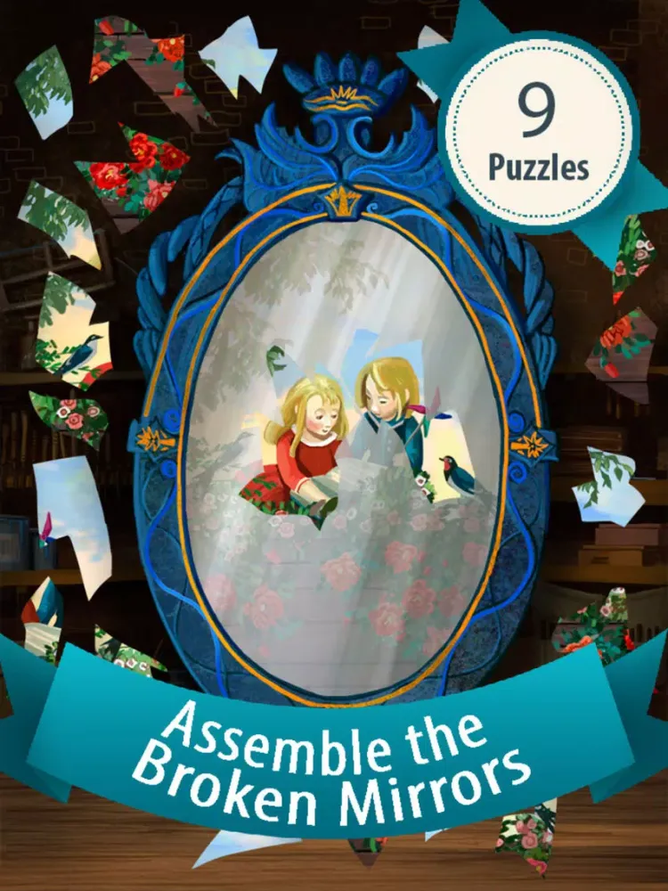 صور The Snow Queen by Hans Christian Andersen. iPad 