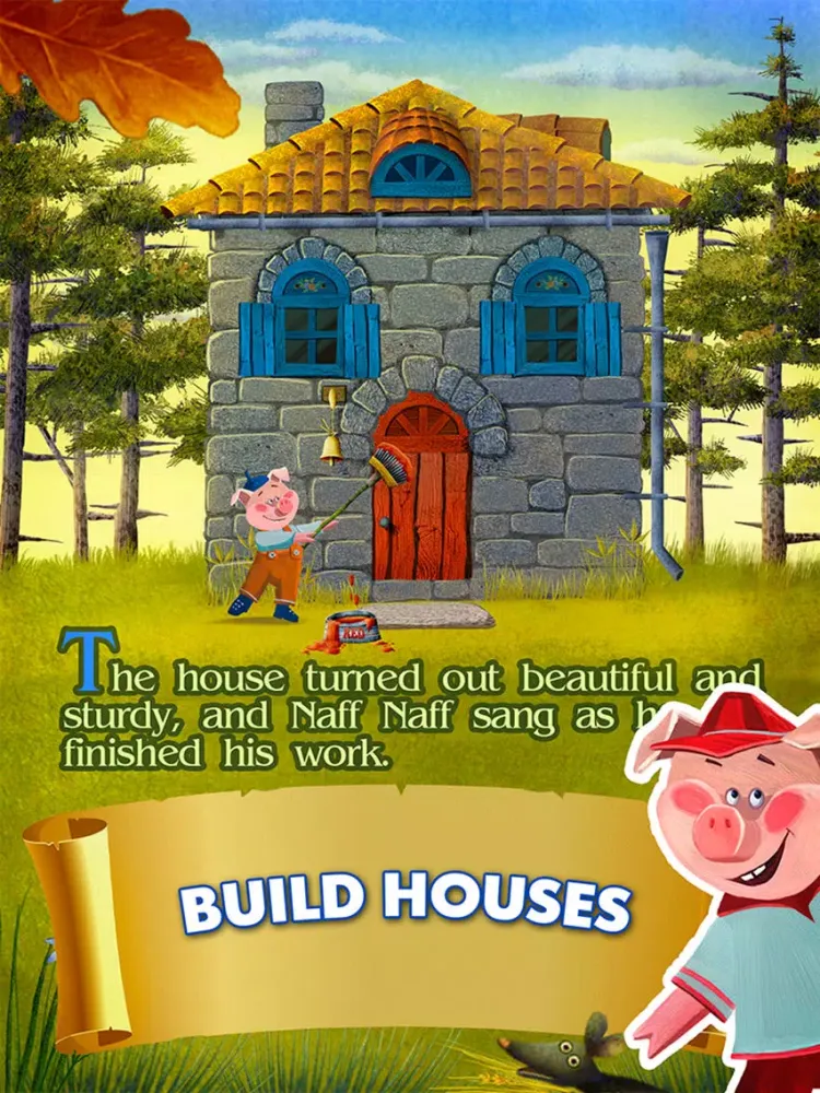 Three Little Pigs and Big Bad Wolf Full iPad Screenshots