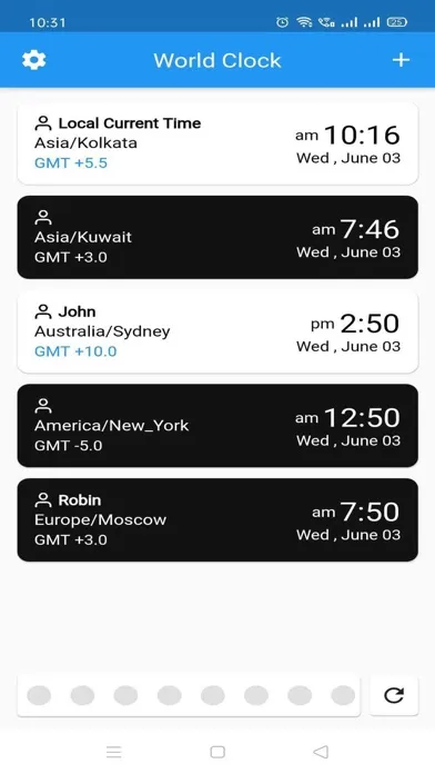 Capturas de pantalla de World Clock - Time Converter