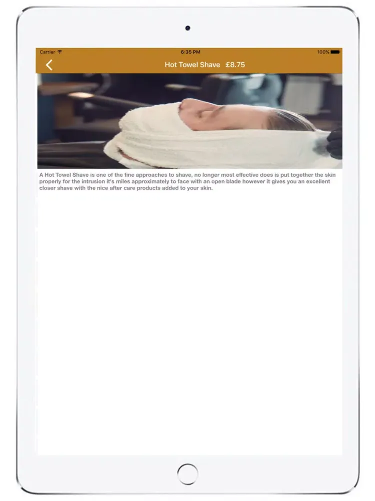 Barber Inc iPad 应用截图