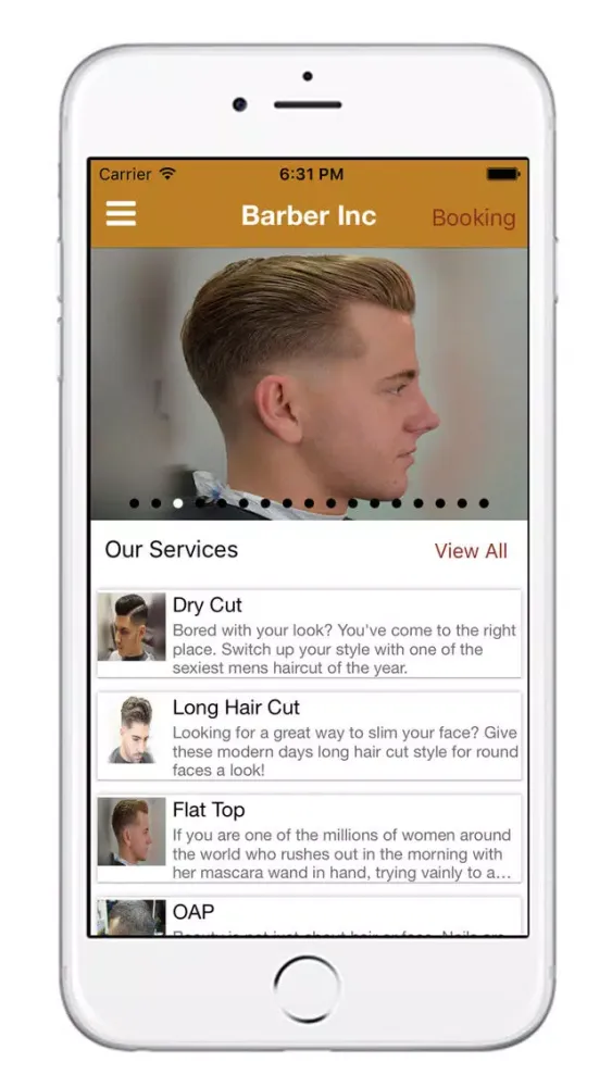 Barber Inc应用截图