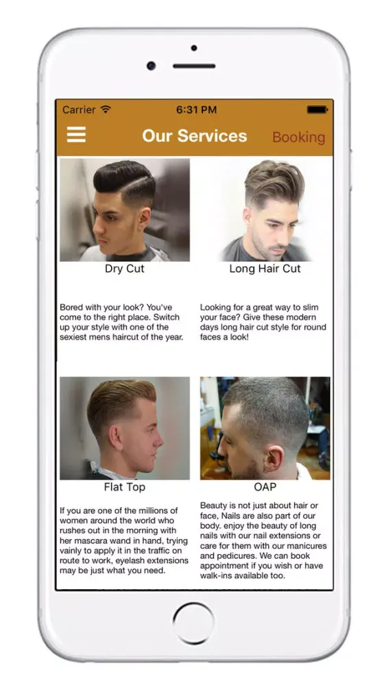 Barber Inc应用截图
