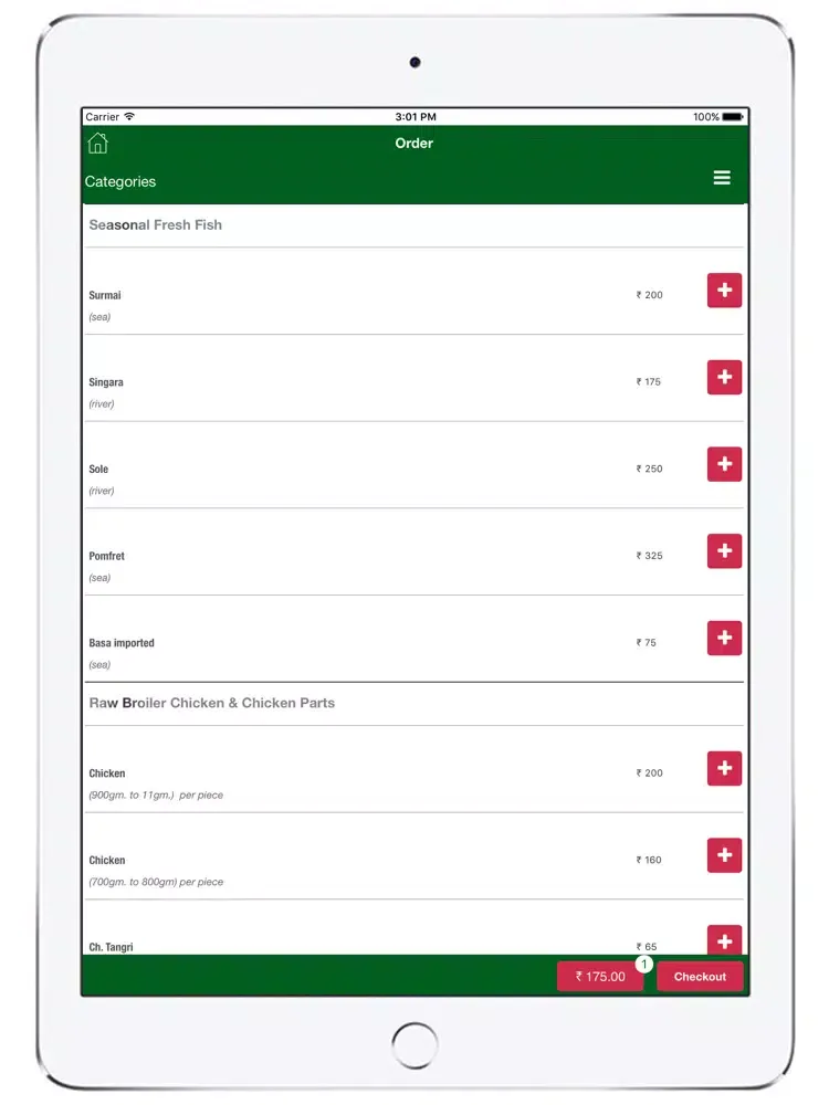 Zrzuty ekranu Bengal Jhatka iPad 