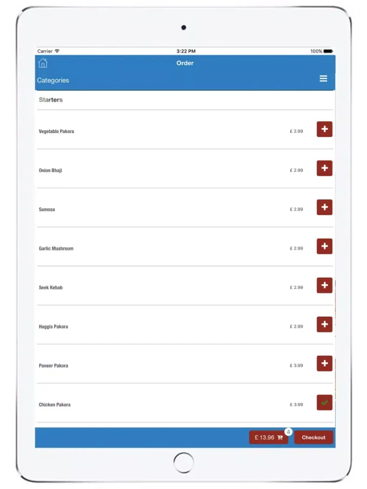 Gurkha Curry House iPad  Screenshots