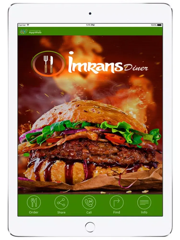 Captures d'écran de Imrans Diner iPad 
