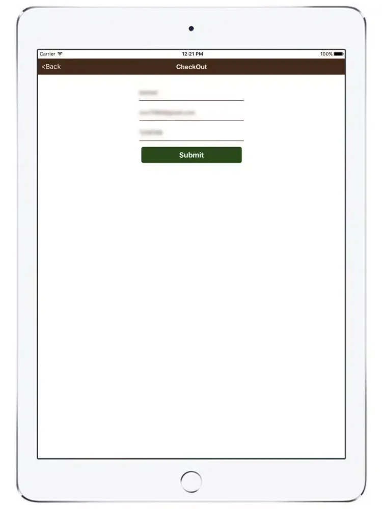 Tangkapan layar PapaPizza Aberdeen iPad 