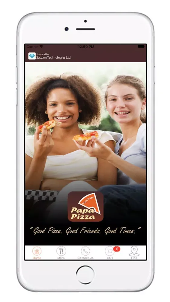 Tangkapan layar PapaPizza Aberdeen