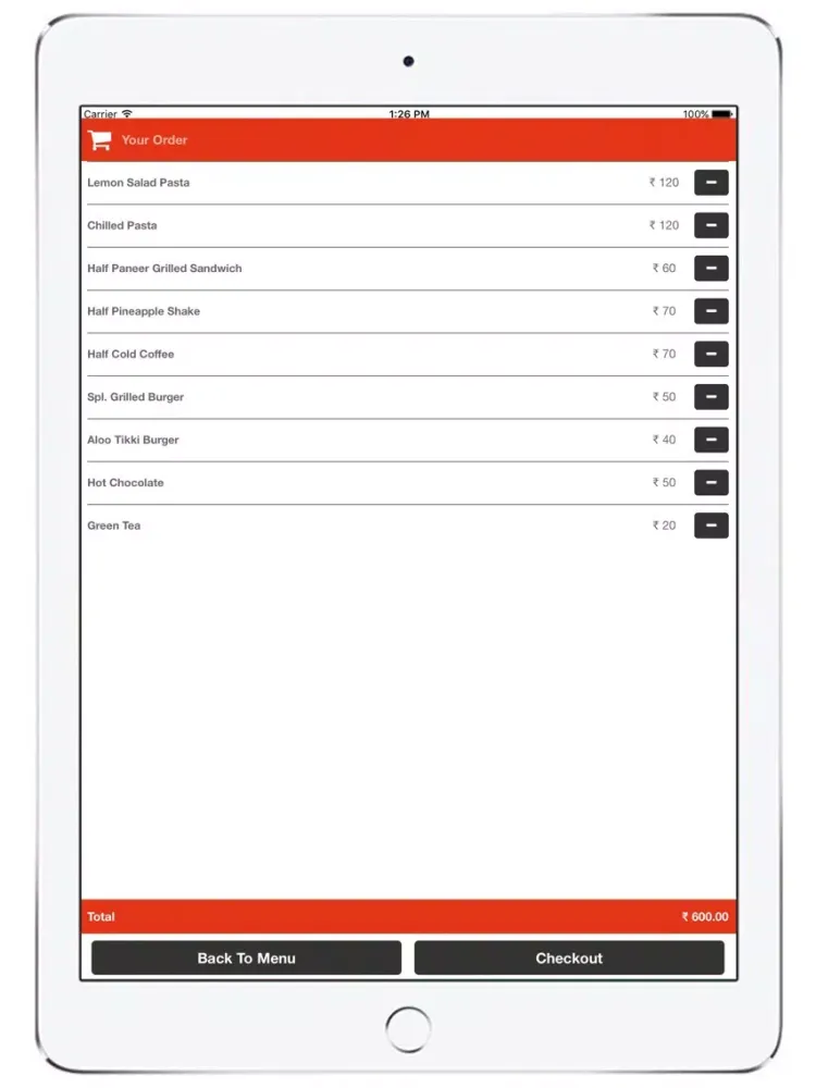 Pasta Hub iPad  Screenshots