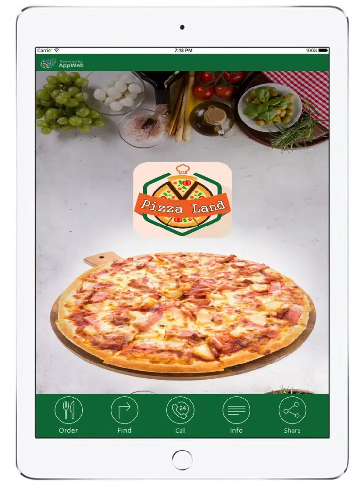 Capturas de tela do Pizza Land iPad 