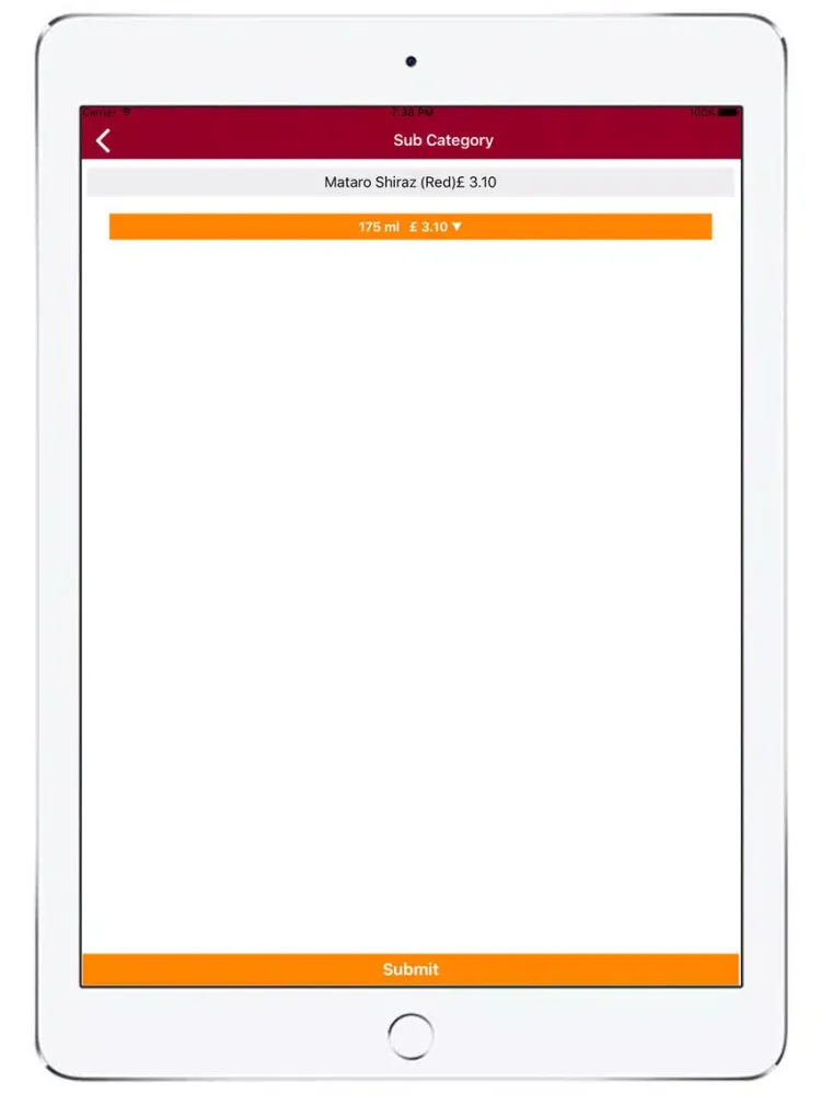Tangkapan layar Red Lion Doranstown iPad 