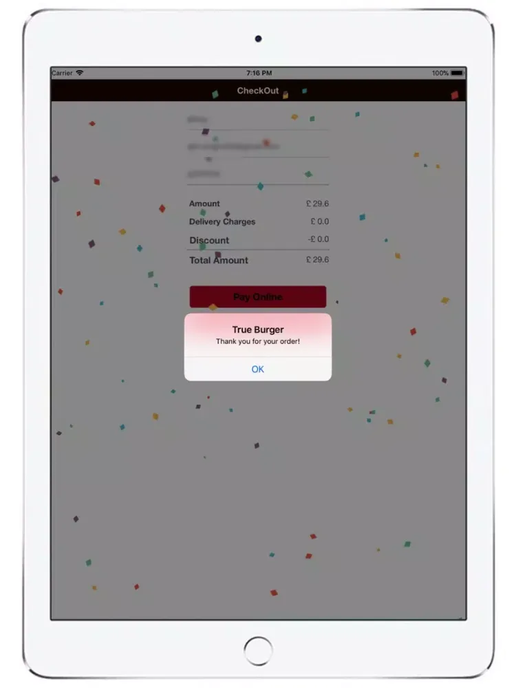 Скриншоты True Burger iPad 