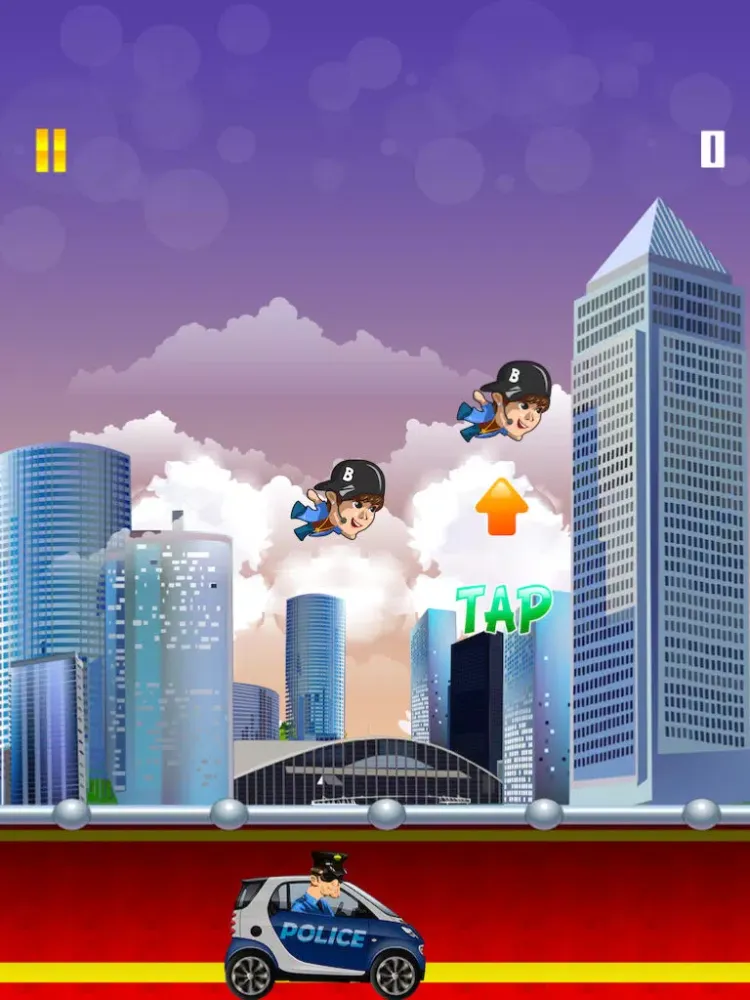 Flying Biber - Escape the Cops iPad 应用截图