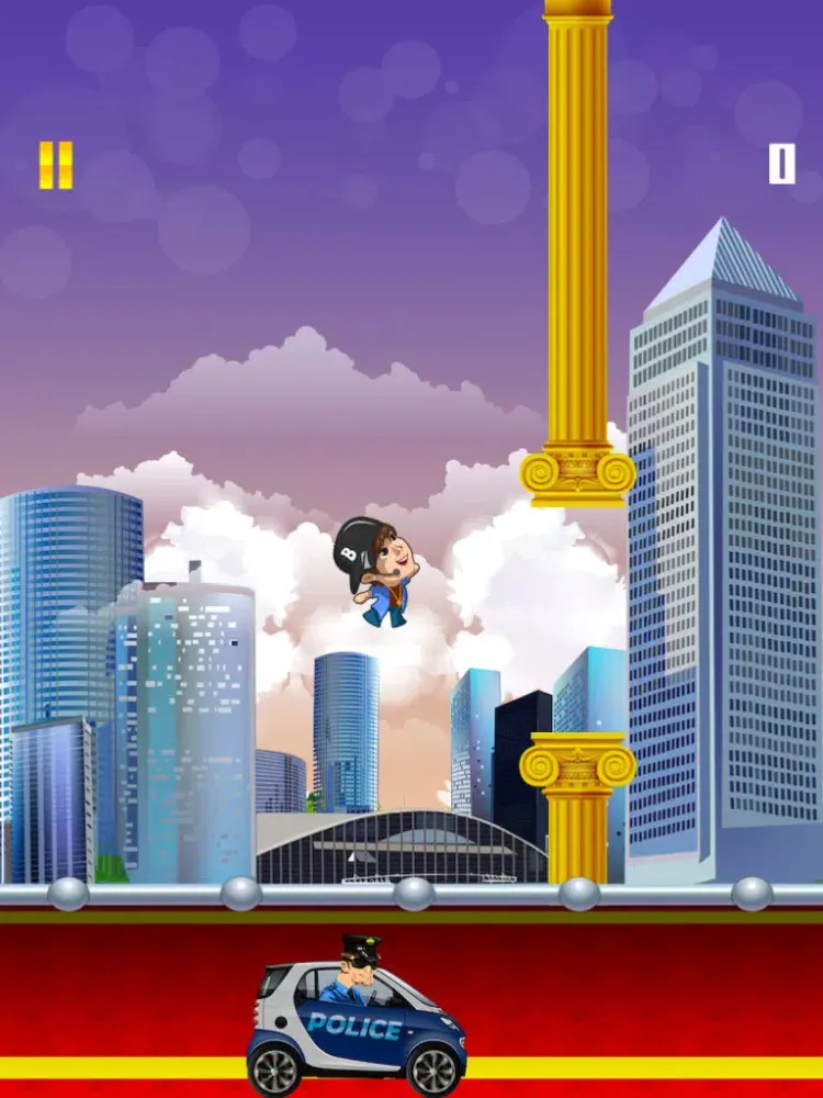Flying Biber - Escape the Cops iPad 应用截图