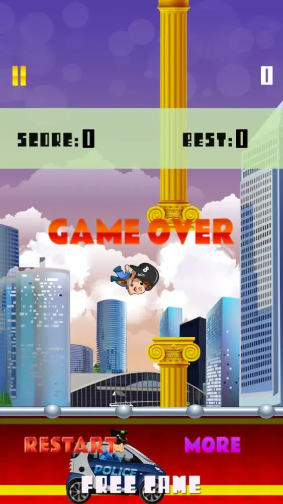 Flying Biber - Escape the Cops应用截图