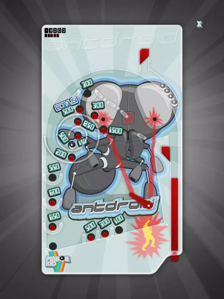 ภาพหน้าจอของ Pinball Kid iPad 